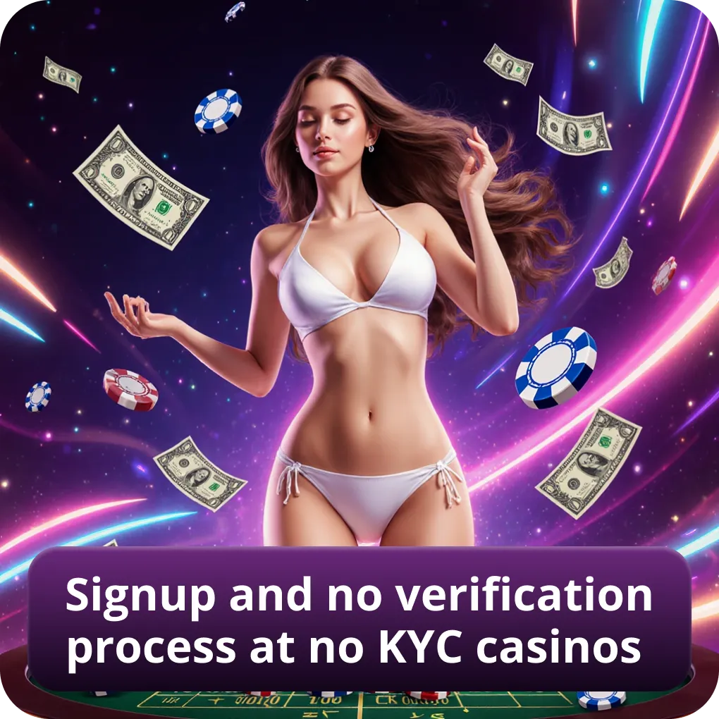 Registration and instant access at no KYC casinos